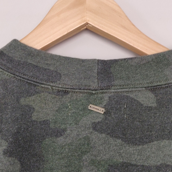 NWT O'Neill Cozy Green Camo Crew Neck Sweater Extra Large - Picture 9 of 11